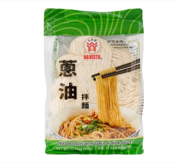 Dried Noodles With Garlic Flavor Sauce